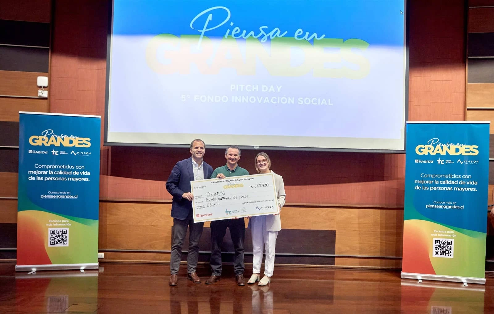Quimun gana el Fondo de Innovación Social “Piensa en Grandes” 2024